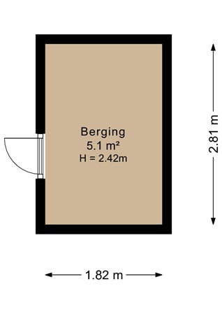 Floorplan - Maystraat, 2593 VS Den Haag
